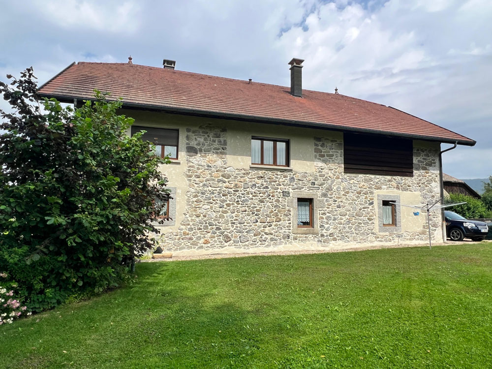 Rénovation de façade à Villy-le-Bouveret