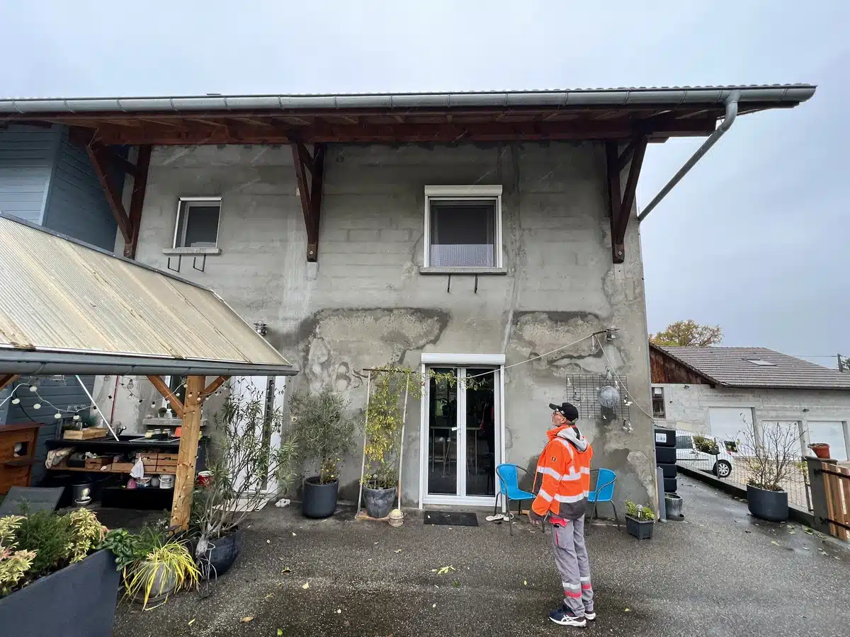 État de la façade avant ravalement