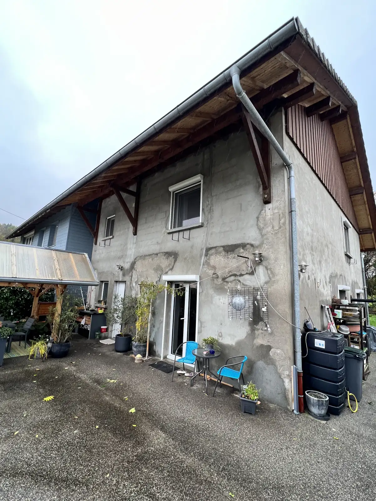 Maison avant la rénovation de façade