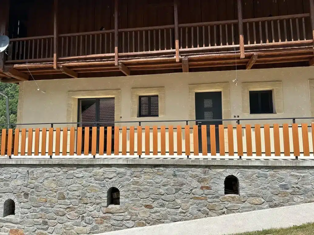 Maison avec façade rénovée